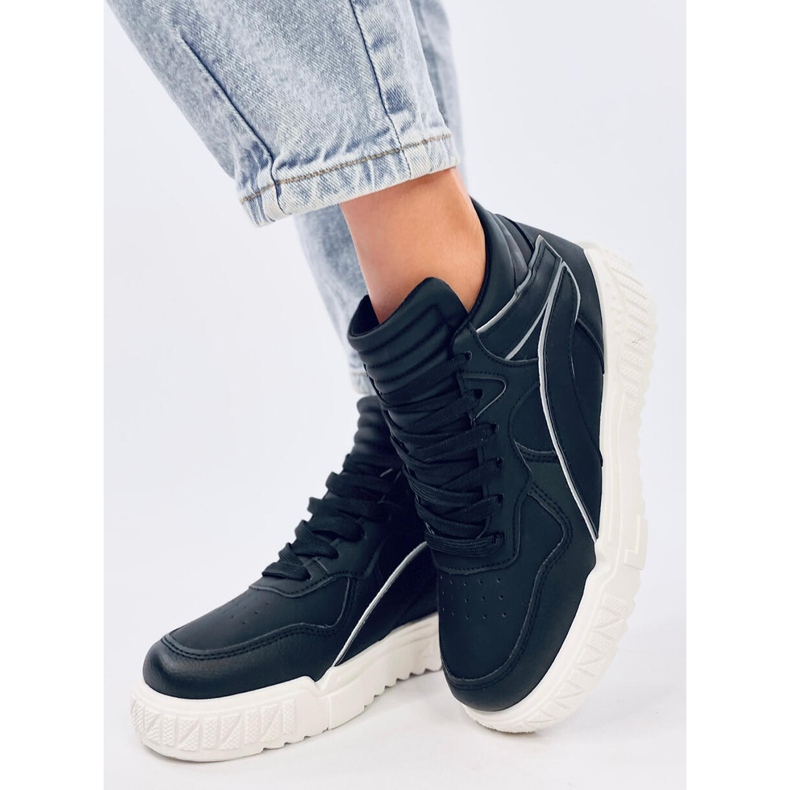 Gahine Baskets montantes noires le noir 2