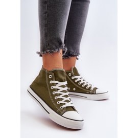 Baskets Femme Vert Foncé Socerio 3