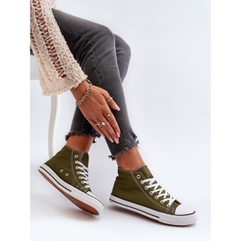 Baskets Femme Vert Foncé Socerio 8