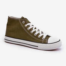 Baskets Femme Vert Foncé Socerio 1