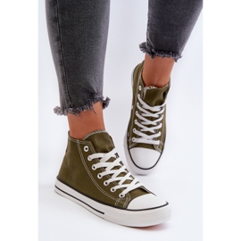 Baskets Femme Vert Foncé Socerio 4