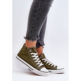 Baskets Femme Vert Foncé Socerio 2