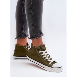 Baskets Femme Vert Foncé Socerio 6