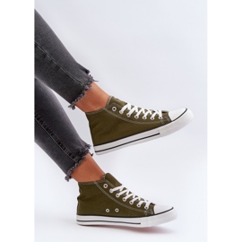 Baskets Femme Vert Foncé Socerio 7