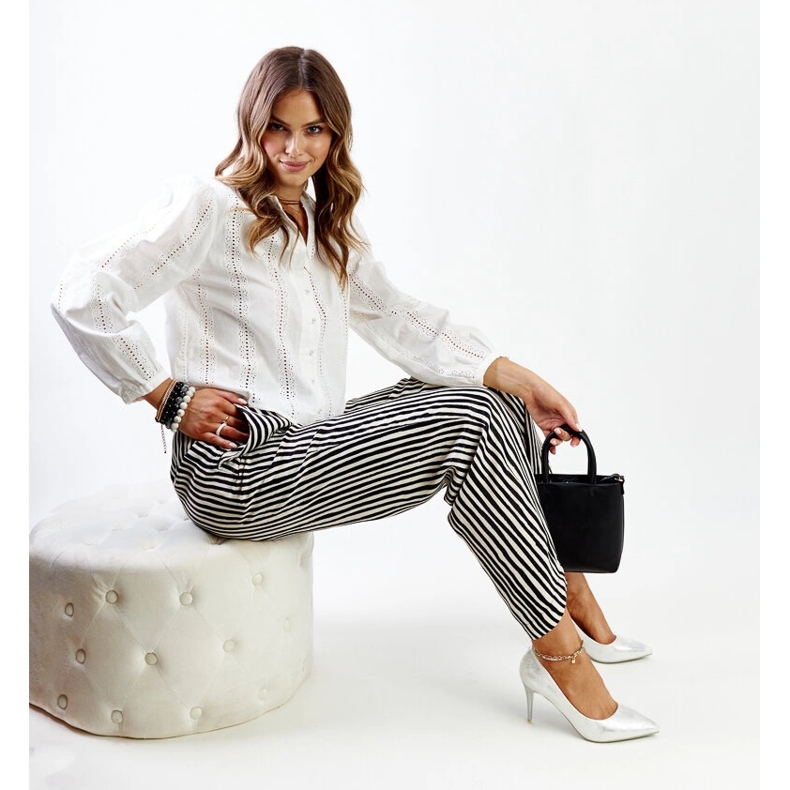 Talons hauts métallisés argentés avec empiècement en cuir Paume 2