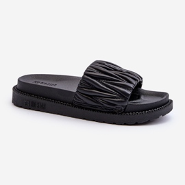 Tongs pour femmes sur la plateforme Big Star NN274A745 Noir 2