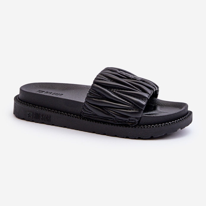 Tongs pour femmes sur la plateforme Big Star NN274A745 Noir 2