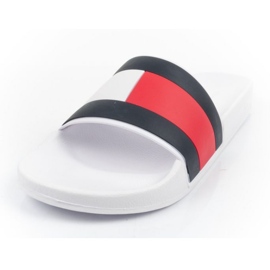 Tommy Hilfiger FM0FM04236YBR tongs blanche 1