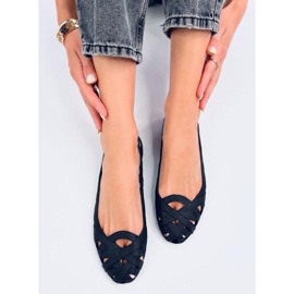 Meliski Chassa Ballerines ajourées noires le noir 4