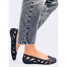 Meliski Chassa Ballerines ajourées noires le noir 3