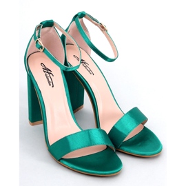 Sandales à talons vert Ranae 1