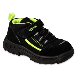 Befado sports pour enfants avec velcro noir/vert 515Y004 le noir 2 Befado sports pour enfants avec velcro noir/vert 515Y004 le noir 2