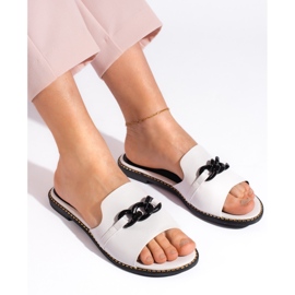 Goodin Tongs plates blanches pour femmes 1
