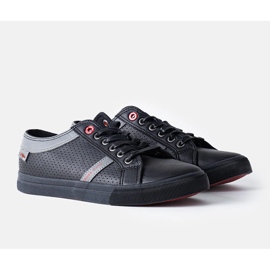 Baskets Cross Jeans noires pour homme le noir 1