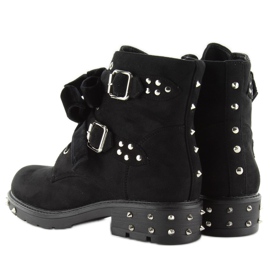 Bottes élégantes à clous CLS-30 Noir le noir 2