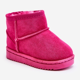Bottes de Neige Isolées Enfant Fuchsia Gooby rose 1