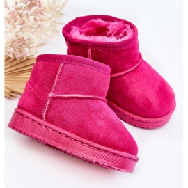 Bottes de Neige Isolées Enfant Fuchsia Gooby rose 2