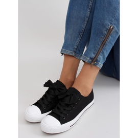 Baskets en toile à nœud K-151 Noir le noir 1