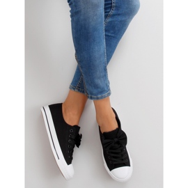 Baskets en toile à nœud K-151 Noir le noir 5