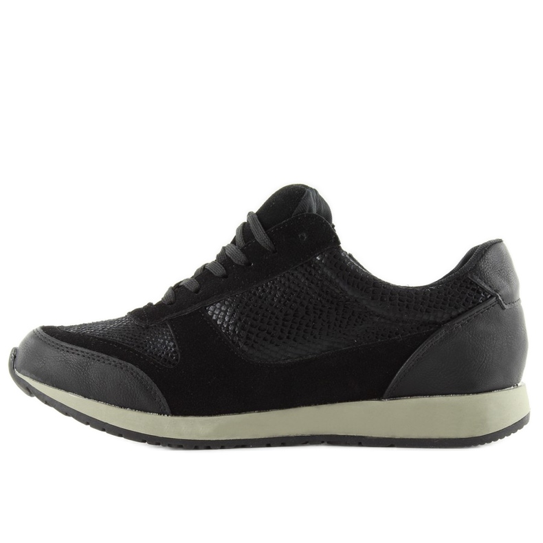 Chaussures de sport zip zip 1280-2 noir 1