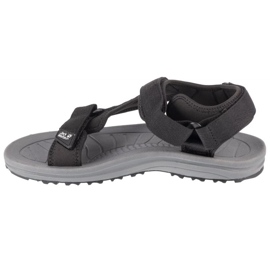 Sandales Jack Wolfskin Wave Breaker Sandal M 4052011-6000 le noir 1