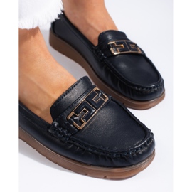 Mocassins femme bleu marine 2 Mocassins femme bleu marine 2
