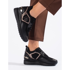 Chaussures de sport noires pour femmes le noir 1