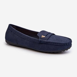 Mocassins Classiques Femme Bleu Marine Iramarie 1