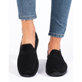 Baskets à enfiler, noires le noir 2