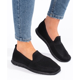 Baskets à enfiler, noires le noir 1