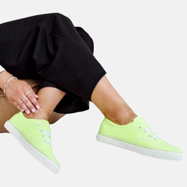 Baskets classiques Erla citron vert 6