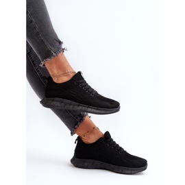 Chaussures de sport en tissu Kehope noires pour femmes 1