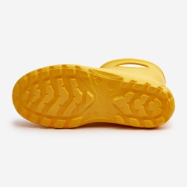 Galoches imperméables femme Lemigo Garden 752 jaune 2