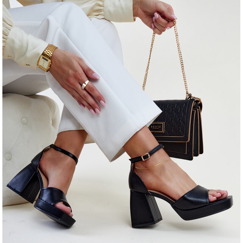 Sandales à talons hauts Vesna noires le noir 1