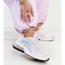 Baskets roses avec hologramme Jelek 1