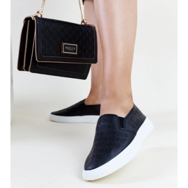 Baskets à enfiler Hilal noires 2