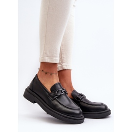 Mocassins Cuir Femme Noir Keelana 2