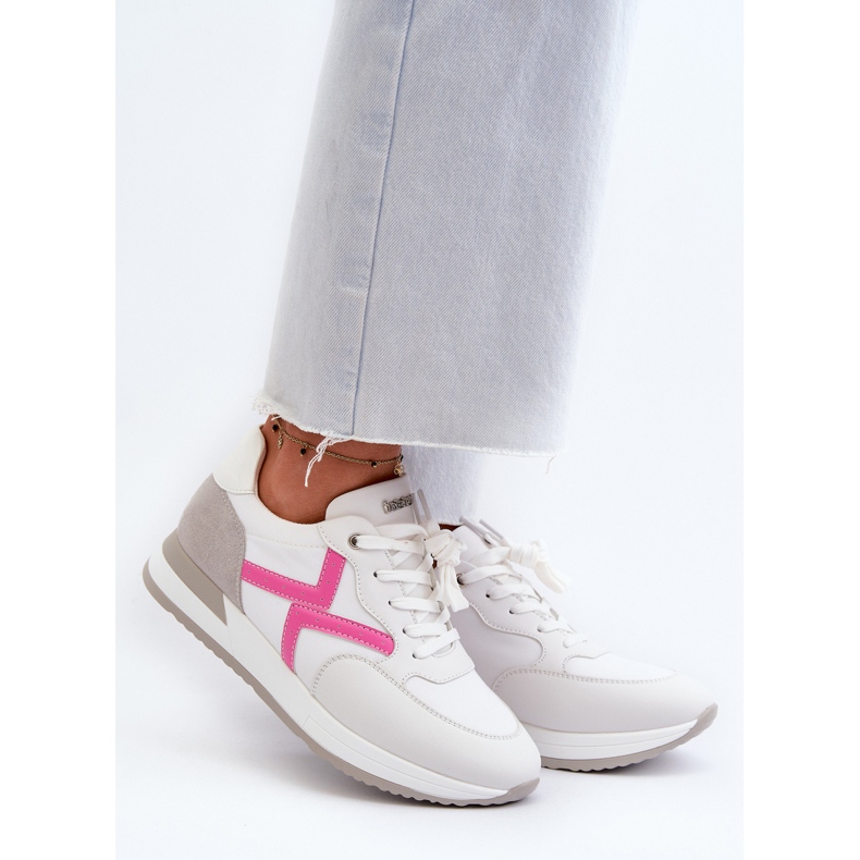 Baskets à plateforme pour femmes INBLU IN000362 Blanc 2