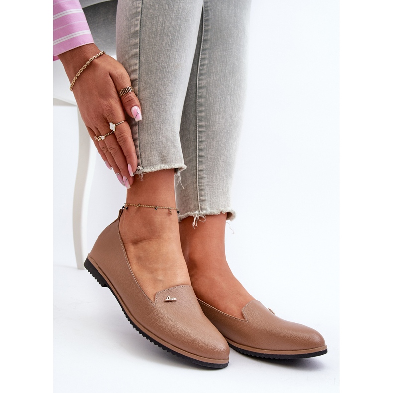 Mocassins Plats Femme Marron Enzla brun 1