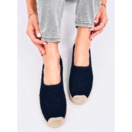 Dagonei Espadrilles ajourées noires le noir 4