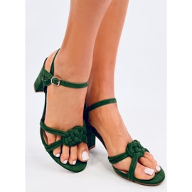 Sandales à talons hauts Hally Green vert 2