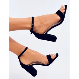 Monner Sandales à talons hauts noires le noir 1 Monner Sandales à talons hauts noires le noir 1