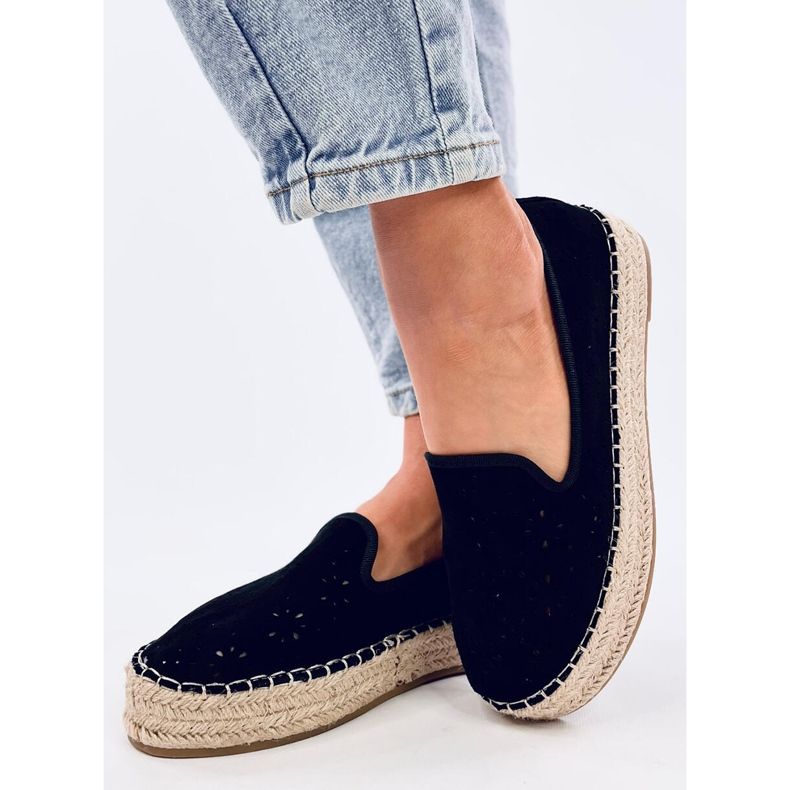 Rigois Espadrilles ajourées noires le noir 2