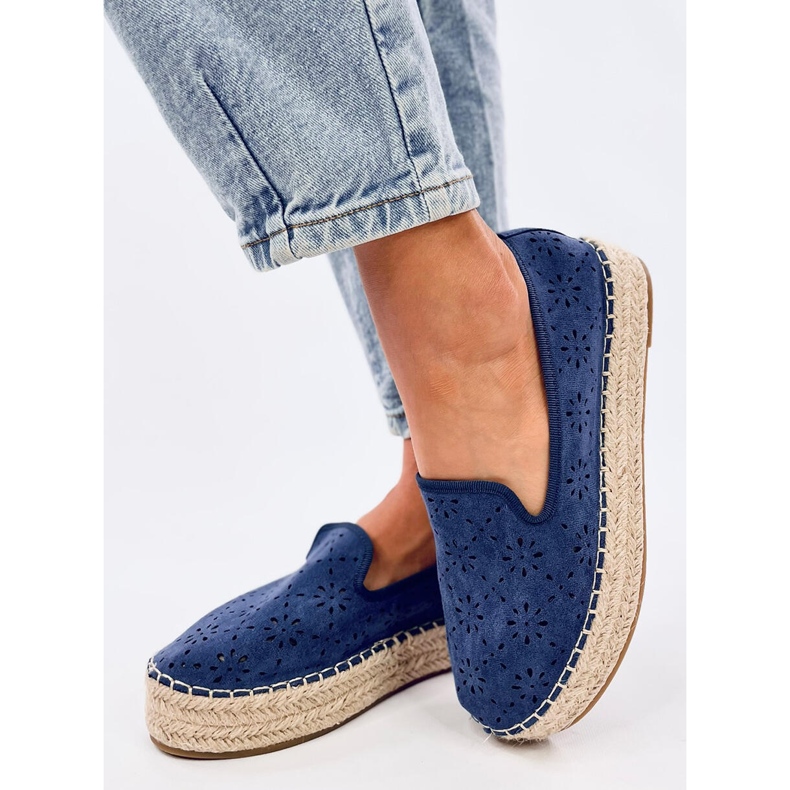 Espadrilles ajourées Rigois Bleu 2