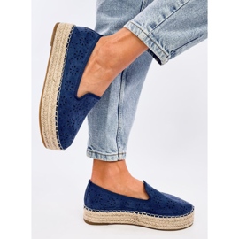 Espadrilles ajourées Rigois Bleu 3