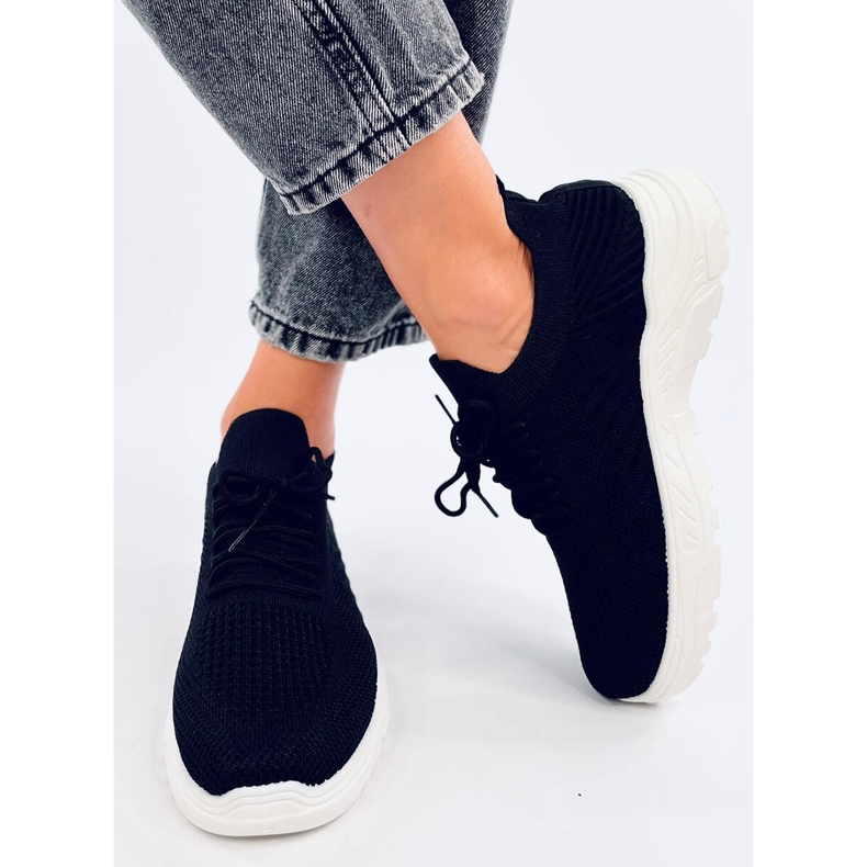 Chaussures de sport chaussettes Jaussa NOIR/BLANC 1