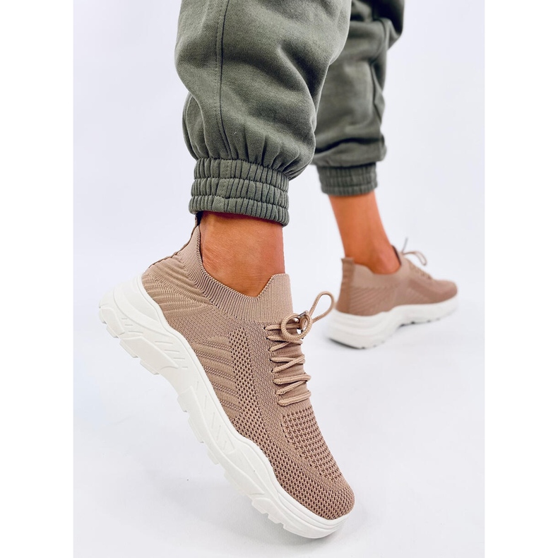 Jaussa Baskets chaussettes kaki beige 2 Jaussa Baskets chaussettes kaki beige 2
