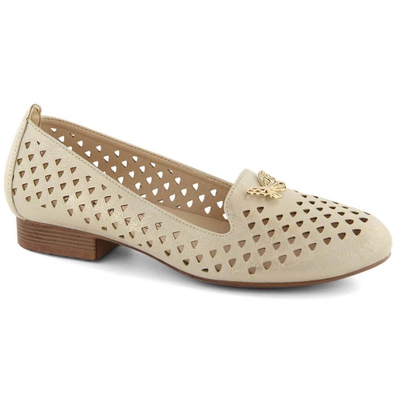 Chaussures ajourées dorées M.Daszyński W SAN35 1