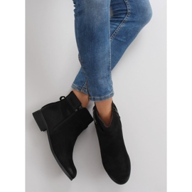 Boots Jodhpur daim W148 noir le noir 2