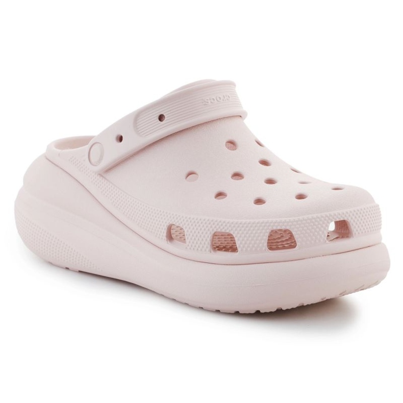 Tongs Crocs Classic Crush Clog 207521-6UR rose 1